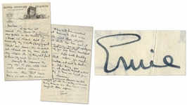 Ernest Hemingway Autograph Letter Signed -- ...bring your shortwave set down to Key West and we could try to turn an honest penny running Chinamen...